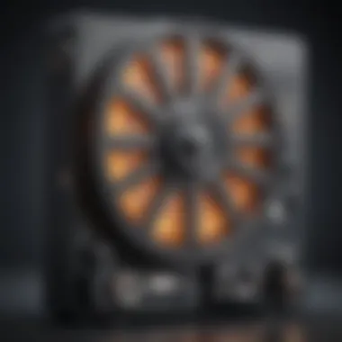 Digital Delight: Classic Film Reel Display Glowing digital screen showcasing classic film reel