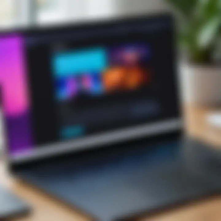 Illustration of HBO Max content being played on a laptop