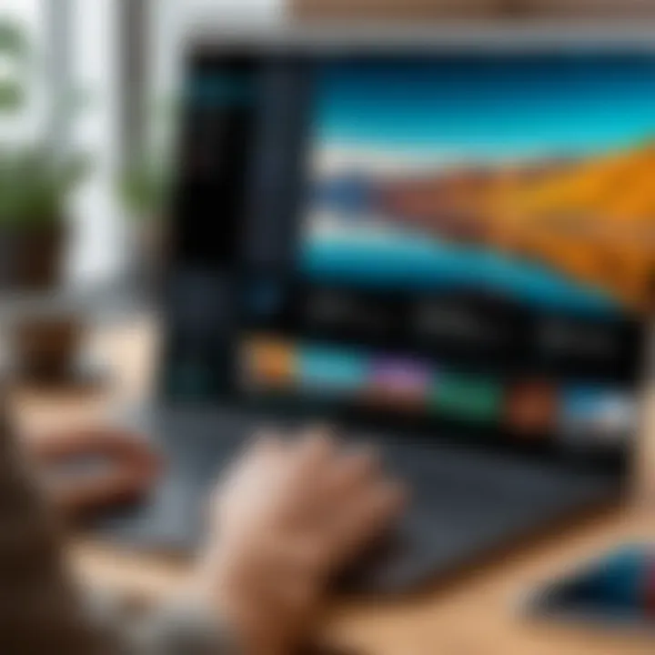 Illustration of user enjoying HBO Max on a laptop