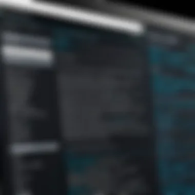 Illustration of command-line interface for domain name lookup