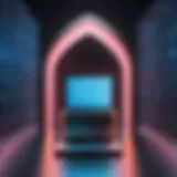 Visual representation of Hushmail's secure encryption process