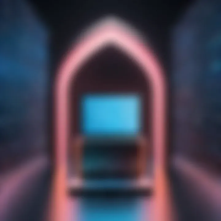 Visual representation of Hushmail's secure encryption process