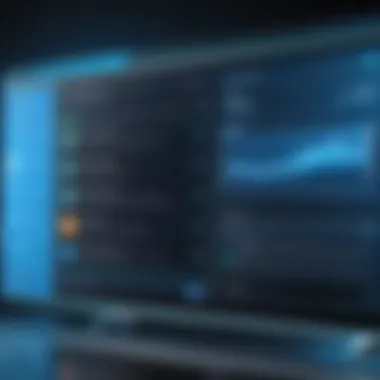 User Interface of Firewall Management Software User-friendly interface of a firewall management software