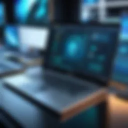 Laptop components being optimized