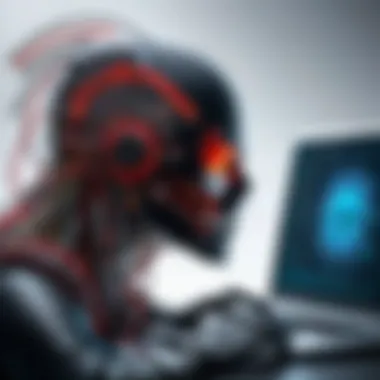 Modern Malware Types A sophisticated illustration of modern malware types.