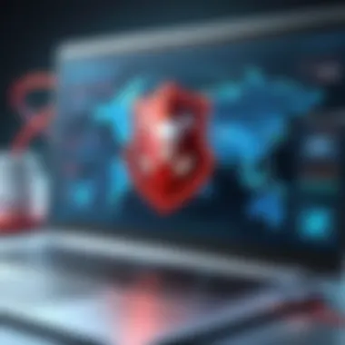 Malware Threat Detection A graphical representation of malware threats detected by antivirus programs.
