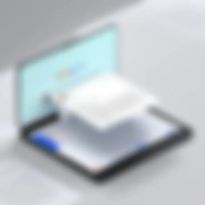 Visual representation of data deletion
