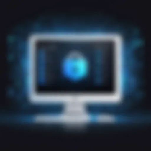 Conceptual illustration of secure video downloading