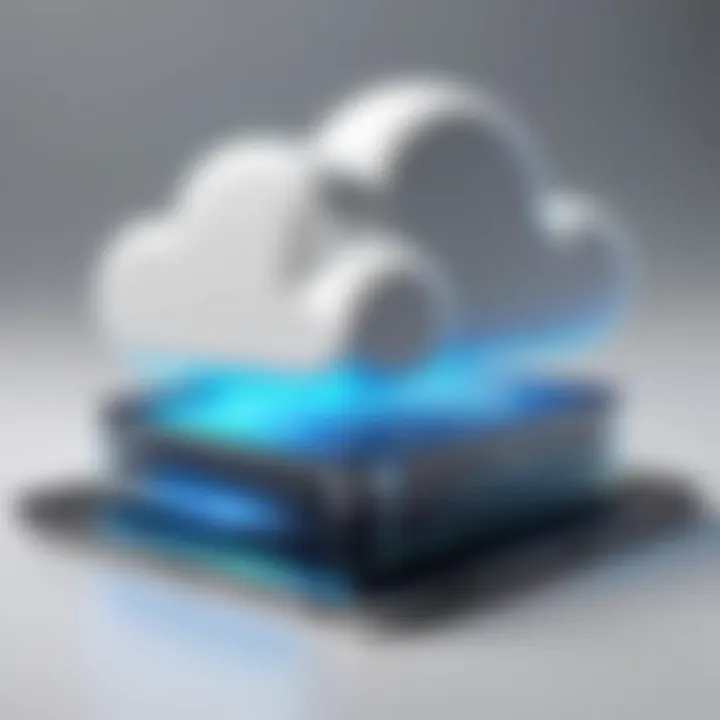 Backing up apps using cloud services