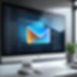 A digital representation of video file size limitations in an email interface.