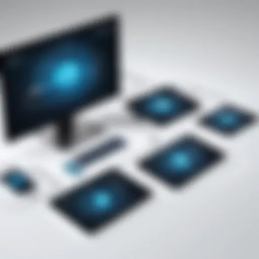 Visual representation of device connectivity