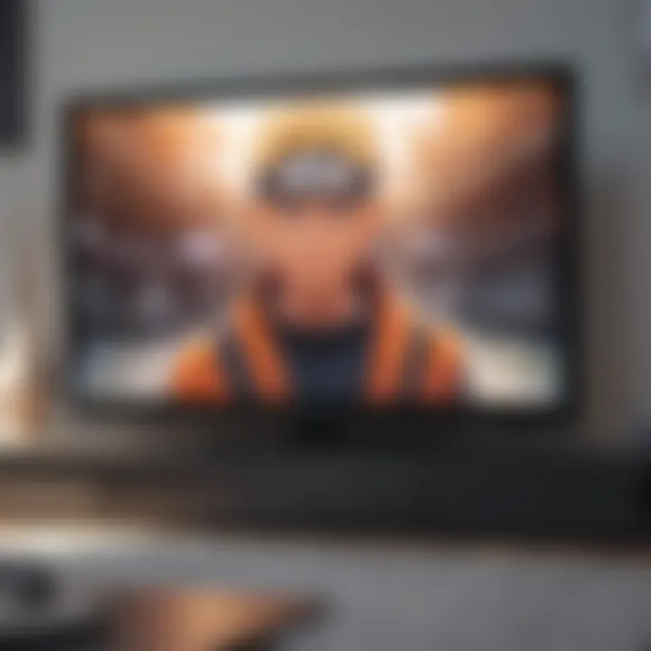 Naruto Shippuden on a high-definition smart TV