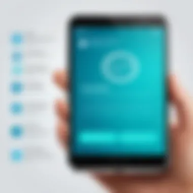 Visual representation of personal information being protected from scams
