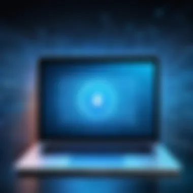 Concept of Online Privacy A conceptual illustration of online privacy protection