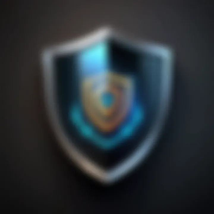 A shield icon representing VPN protection