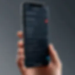 Visual representation of scam app features on iPhone