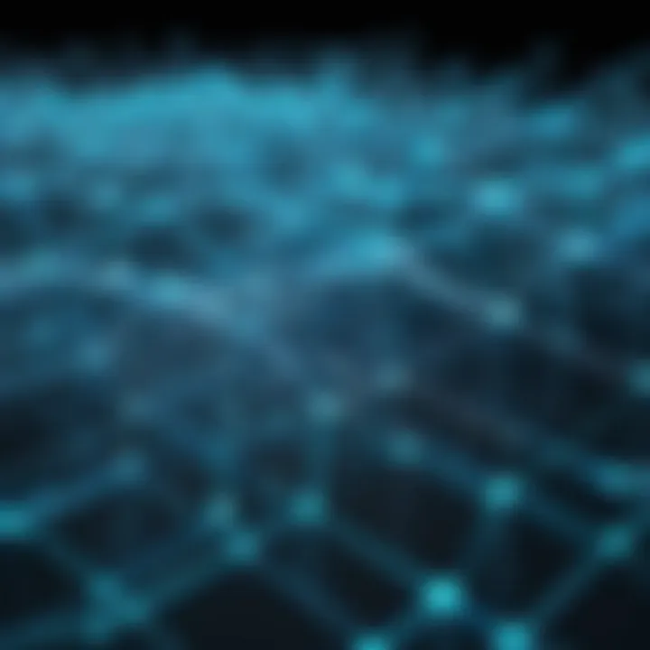 Graph showcasing data packets and their flow in a network