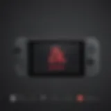 Nintendo Switch with Disney Plus logo on screen