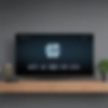 Apple TV with NordVPN logo displayed