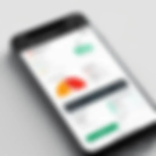 User interface of Norton LifeLock Identity App showcasing dashboard features