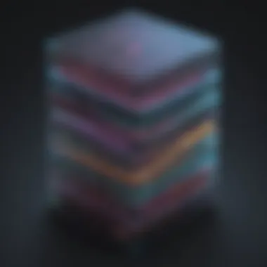 Digital Encryption Layers An abstract representation of digital encryption
