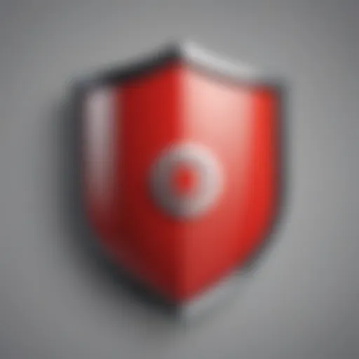 Opera shield icon symbolizing online security enhancement