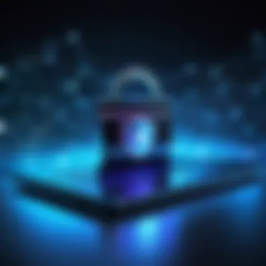 Secure Online Connectivity Illustration of secure online connectivity.