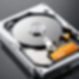 Graph showing hard drive speed improvements