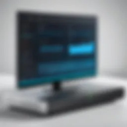 Router configuration settings on a computer screen