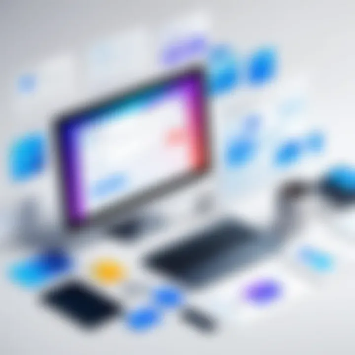 Graphical representation of various online scams targeting users
