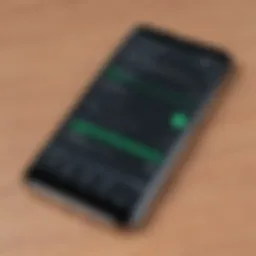 User navigating Android settings for app restoration