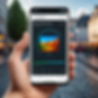 Screenshot of a photo recovery app interface