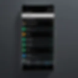 User navigating Android settings for photo recovery