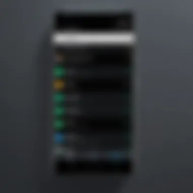 User navigating Android settings for photo recovery