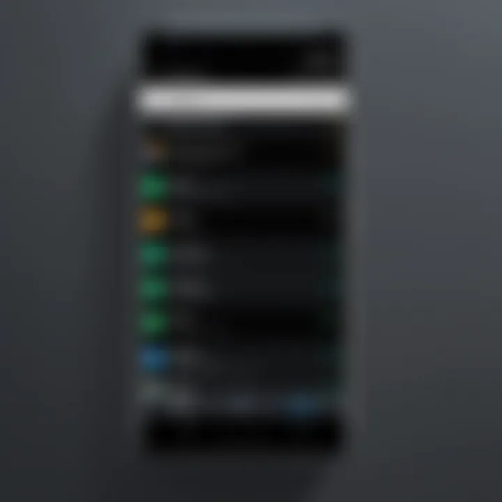 User navigating Android settings for photo recovery