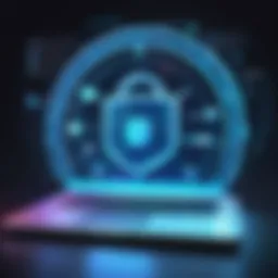 Secure digital connection symbolizing online privacy