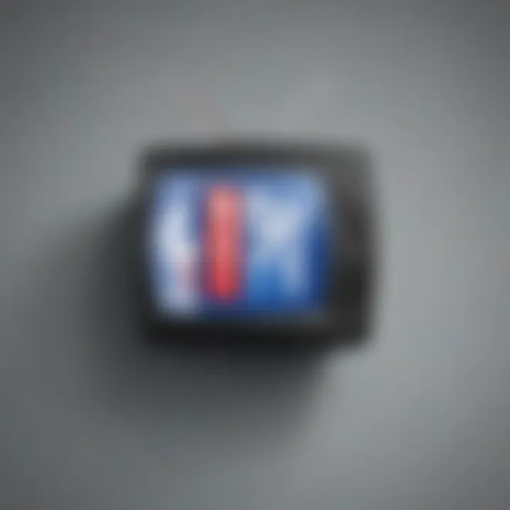 Minimalist design of NBA TV logo