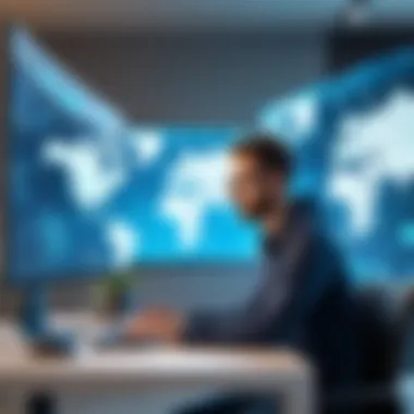 Illustration showcasing the importance of VPNs in online security