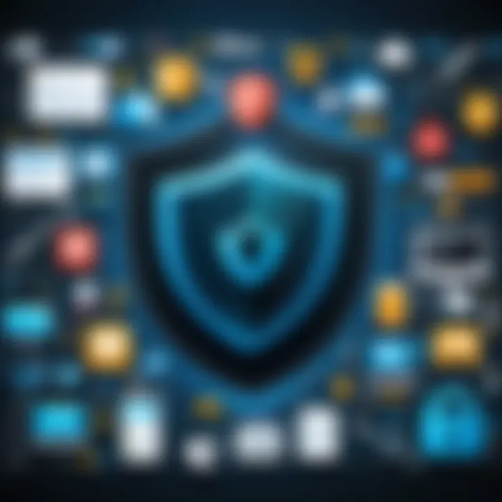 A collage of various security tools for web browsing
