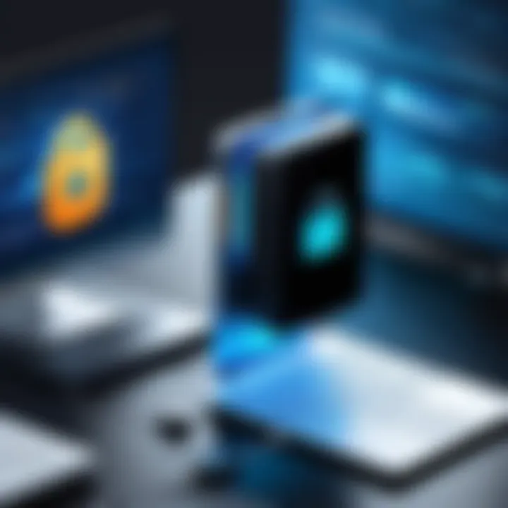 Visual representation of secure file sharing