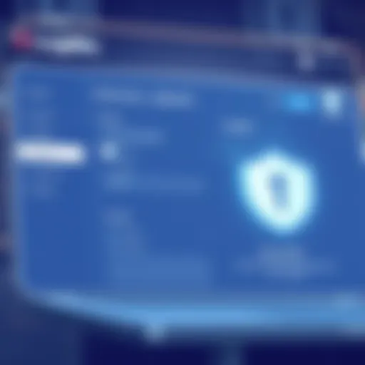Secure LogMeIn dashboard showcasing user interface and security settings