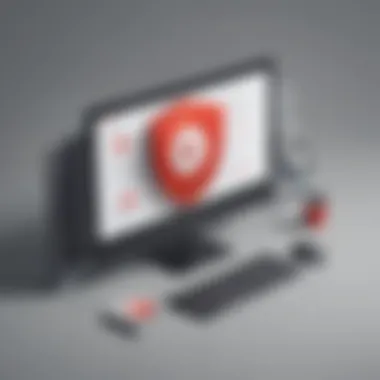 Illustration of Secure Online Transactions with ExpressVPN