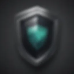 Digital Shield Icon representing online security