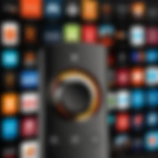 Visual representation of the Fire Stick interface