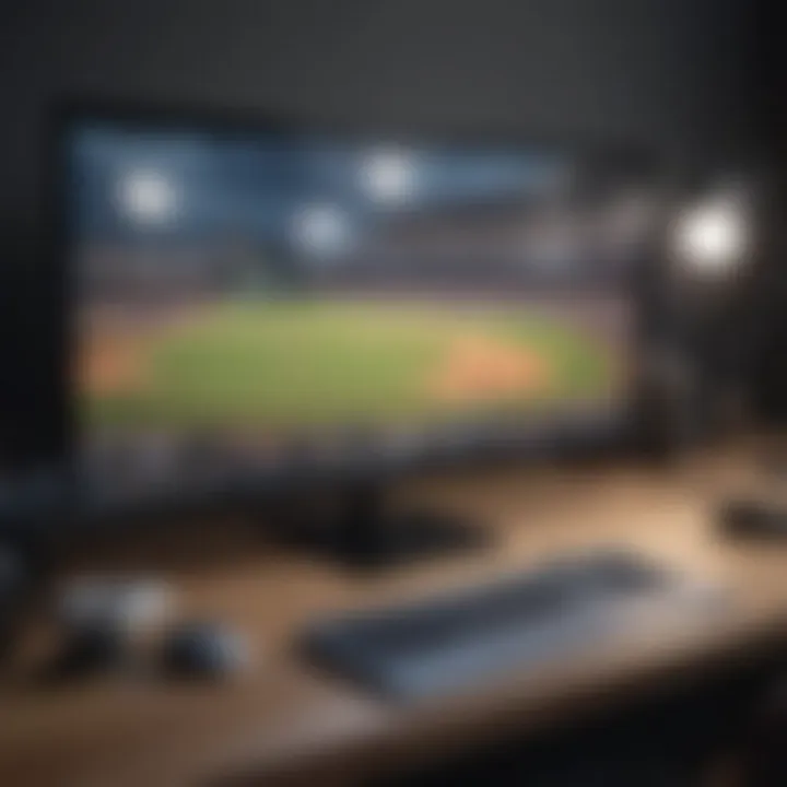 High-quality sports streaming service for baseball games