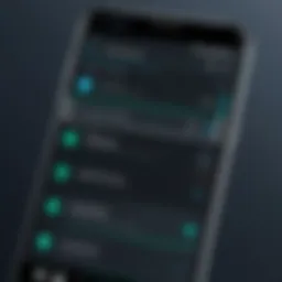 Screenshot of Android device settings for website blocking