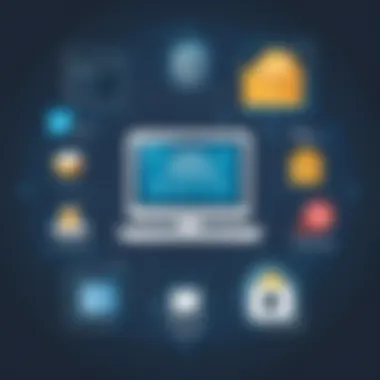 Diagram showing the impact of spam on user privacy and security
