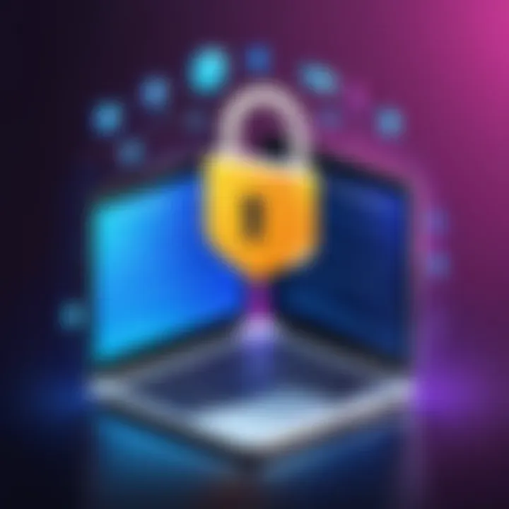 Illustration of encryption protocols