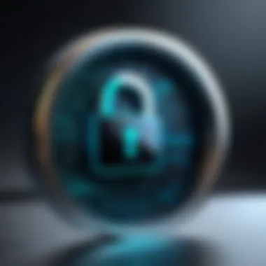 Ensuring Data Security through Encryption Encryption symbol for data security