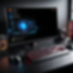 High-performance gaming hardware setup